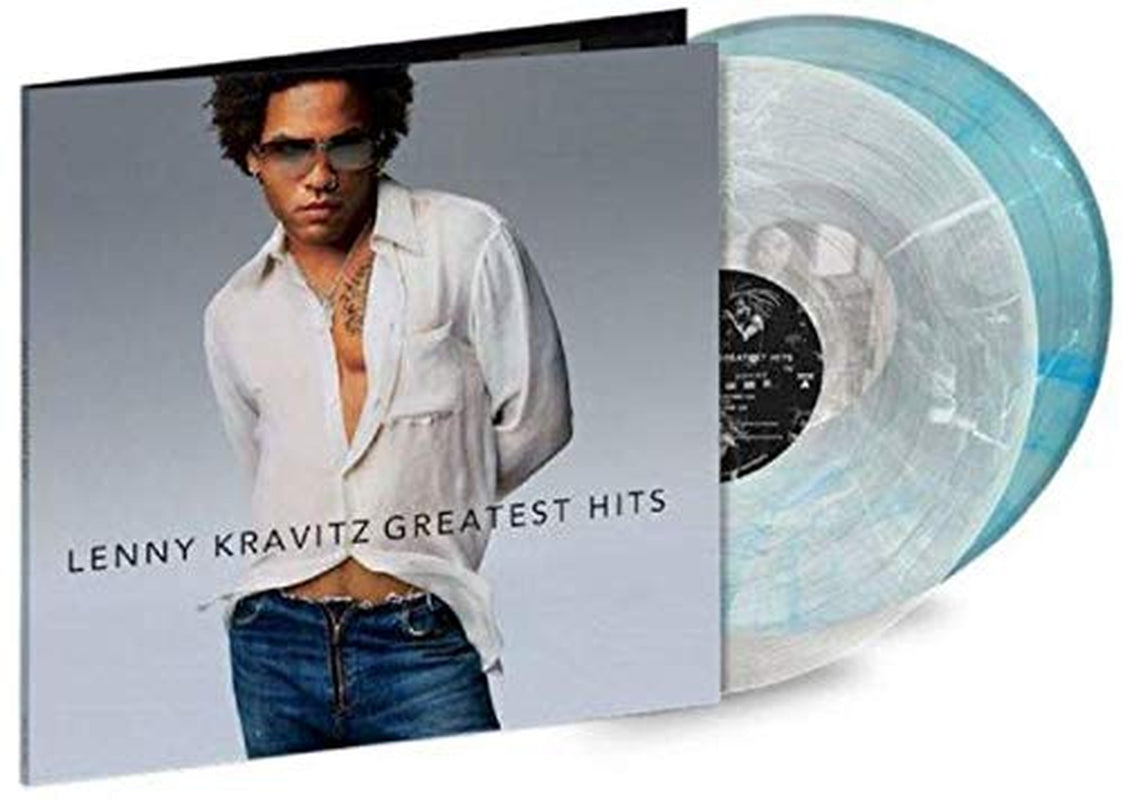 Lenny Kravitz ‎– Greatest Hits Exclusive Limited Edition 180-gram Clear With White And Blue Swirls Vinyl 2XLP [Condition-VG+NM]
