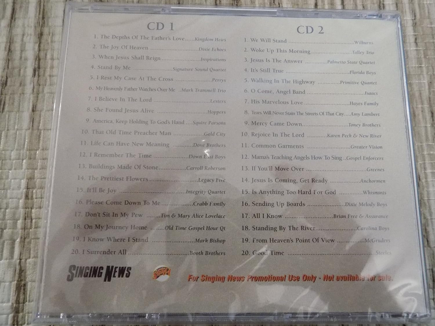 Singing News Just Call It Southern Volume 5 / 2 CD Set