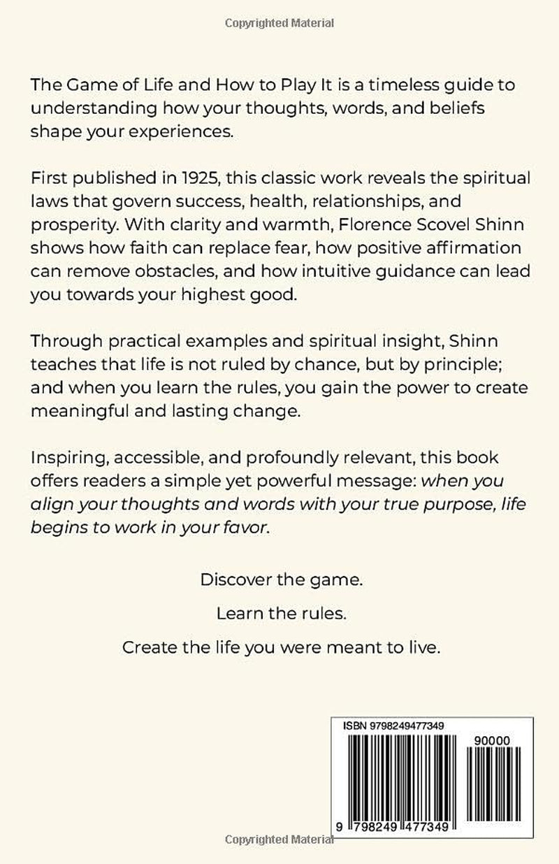 The Game of Life and How to Play It