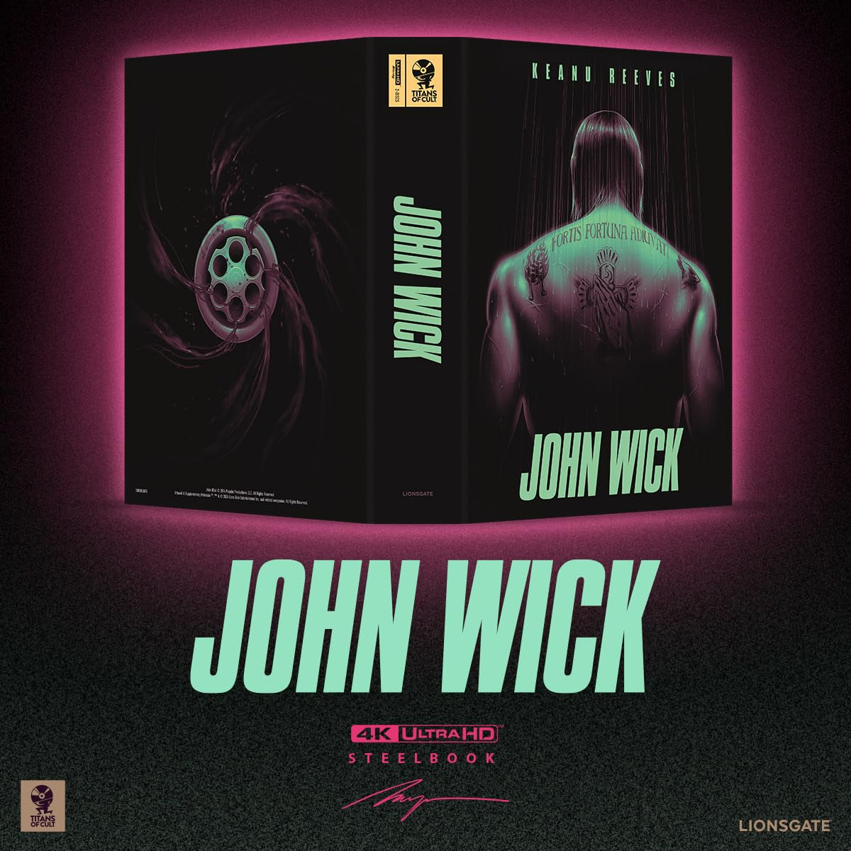 John Wick Titans of Cult 4K Steelbook