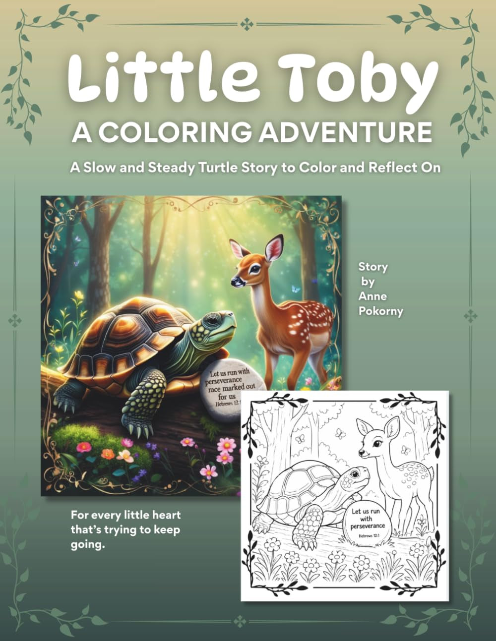 Little Toby: A Coloring Adventure: A Slow and Steady Turtle Story to Color and Reflect On (Little Light Storybook Tales Coloring Adventures)