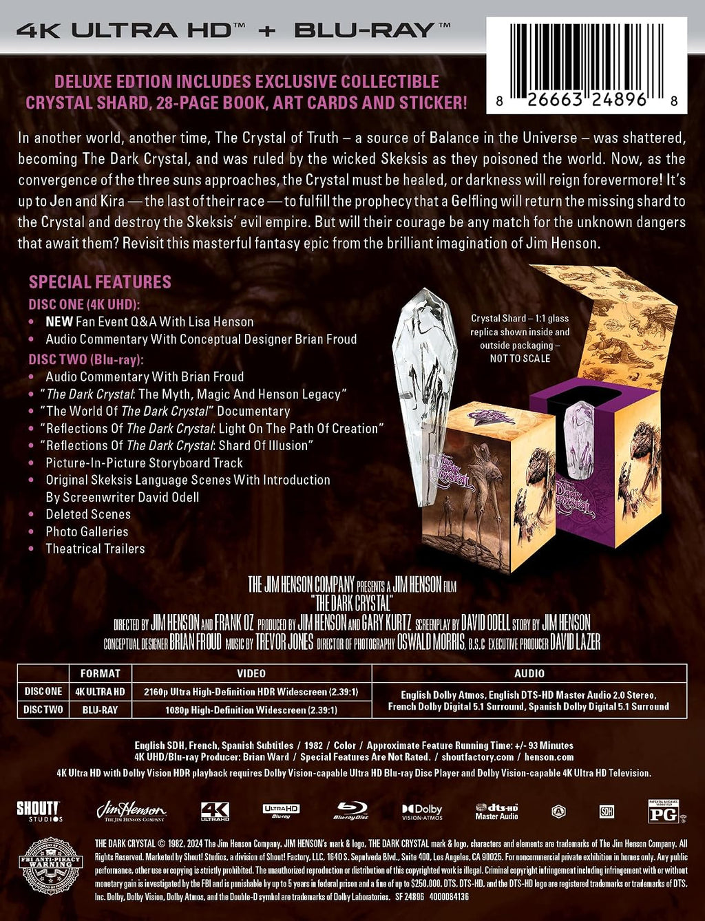 The Dark Crystal - Limited Edition Collector's Set 4K Ultra HD + Blu-ray [4K UHD]