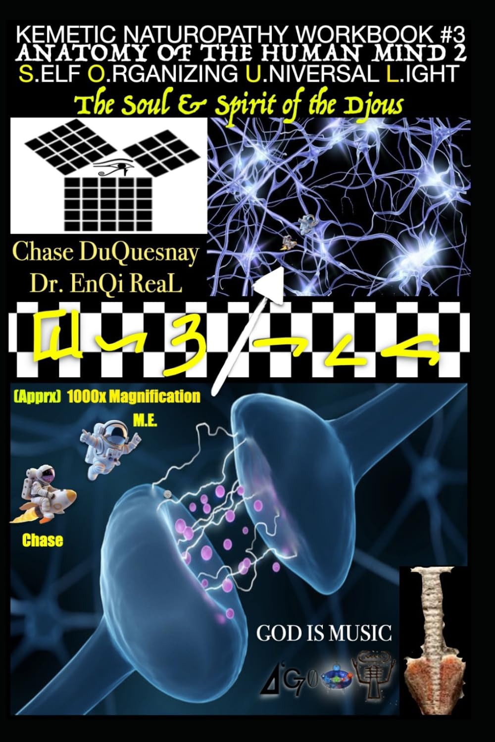KEMETIC NATUROPATHY WORKBOOK #3 ANATOMY OF THE HUMAN MIND 2: S.ELF O.RGANIZING U.NIVERSAL L.IGHT The Soul & Spirit of the Djous (TRUE & LIVING KEMETIC SCIENCE)