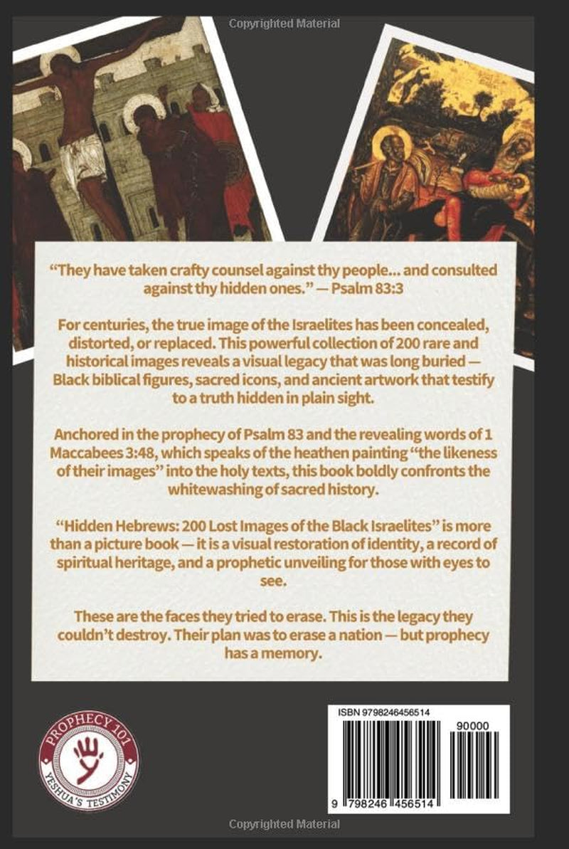 The Hidden Hebrews: 200 Images Revealing the True Identity of the Israelites | Uncovering the Hidden History of the True Hebrews, Black Israelites, ... 9 in | 201 pages | Full-page visual archive |