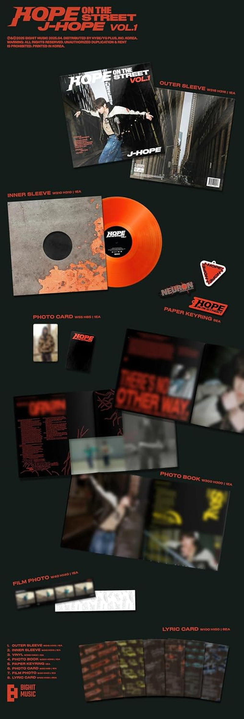 HOPE ON THE STREET VOL.1 [Vinyl]