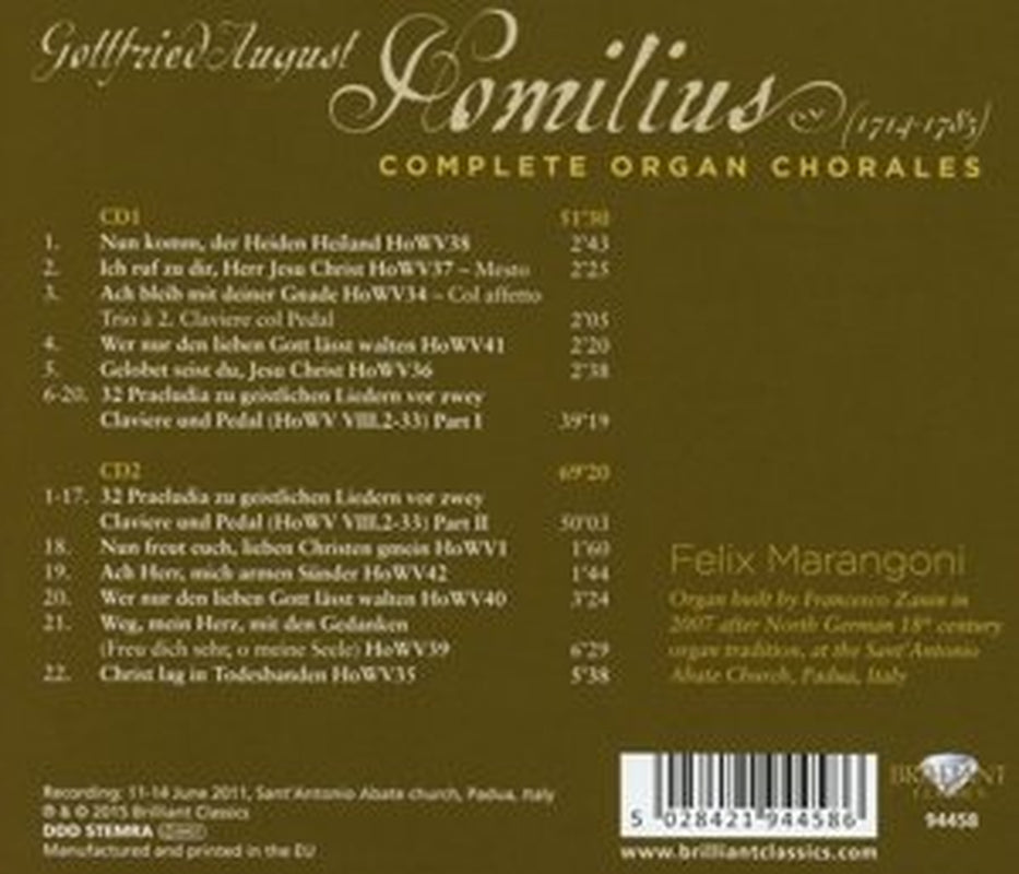 Complete Organ Chorales