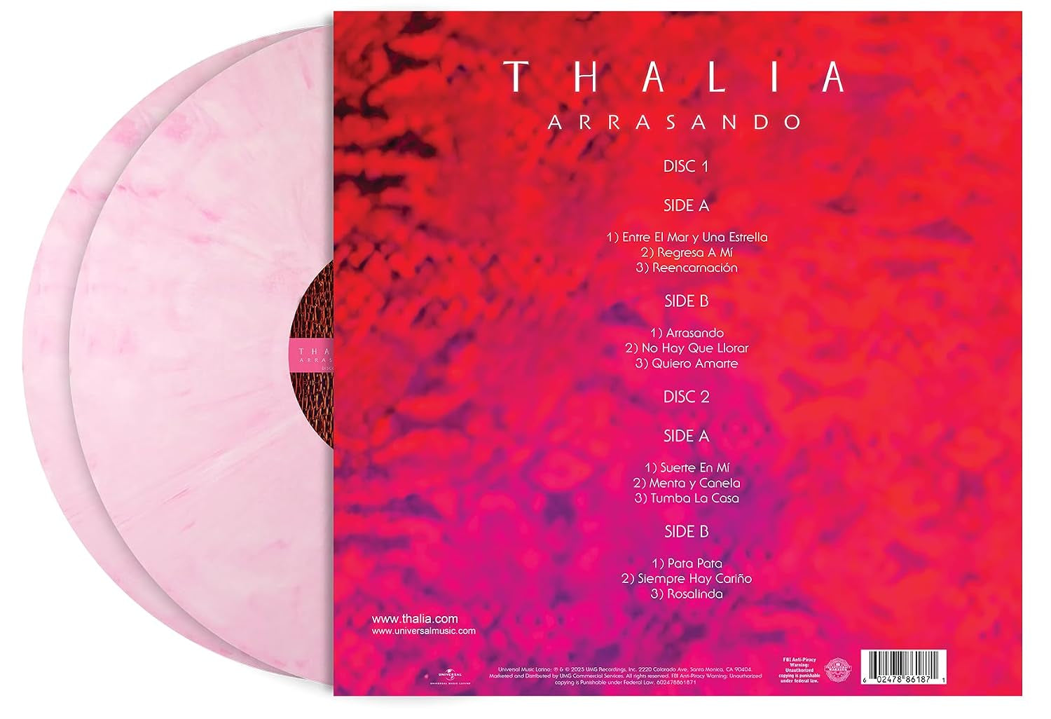 Arrasando 25th Anniversary Pink Marble