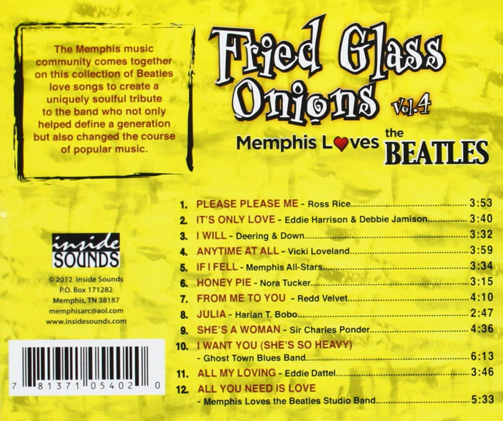 Fried Glass Onions, Vol. 4: Memphis Loves The Beatles