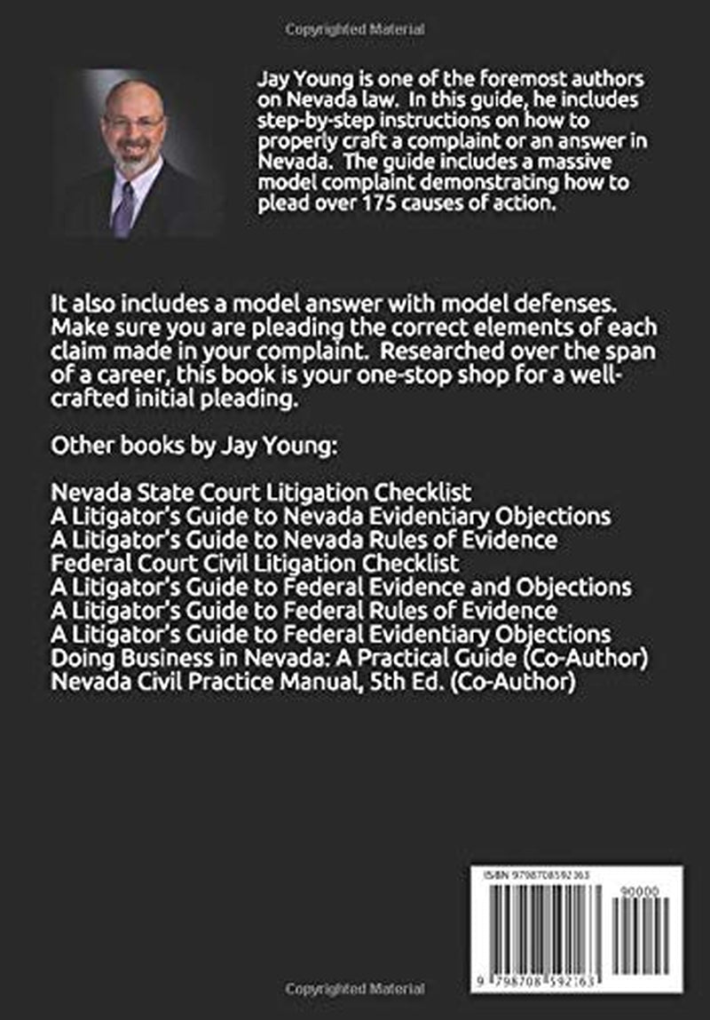 A Litigator's Guide to Drafting and Answering a Complaint in Nevada (The Litigator's Guide Series)