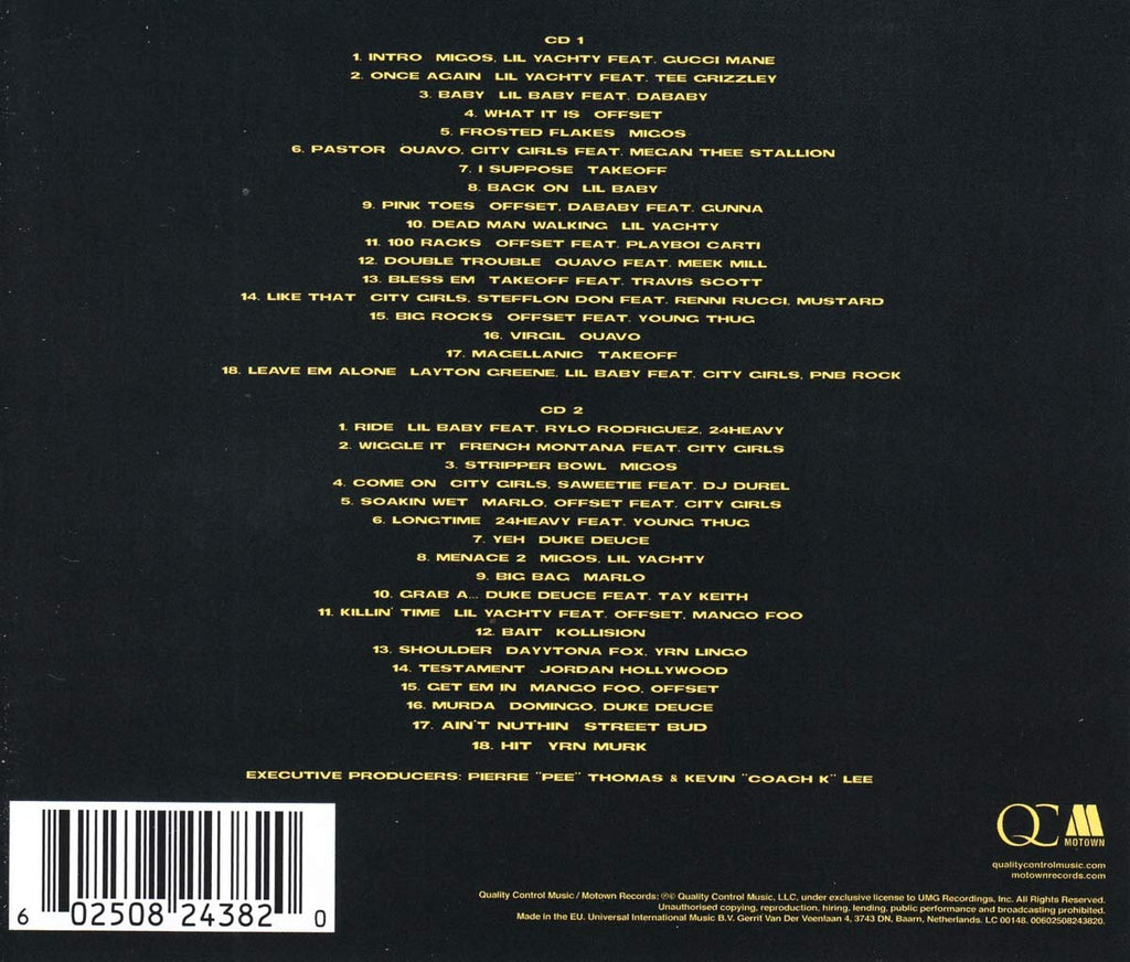 Quality Control: Control The Streets Volume 2 Explicit Lyrics