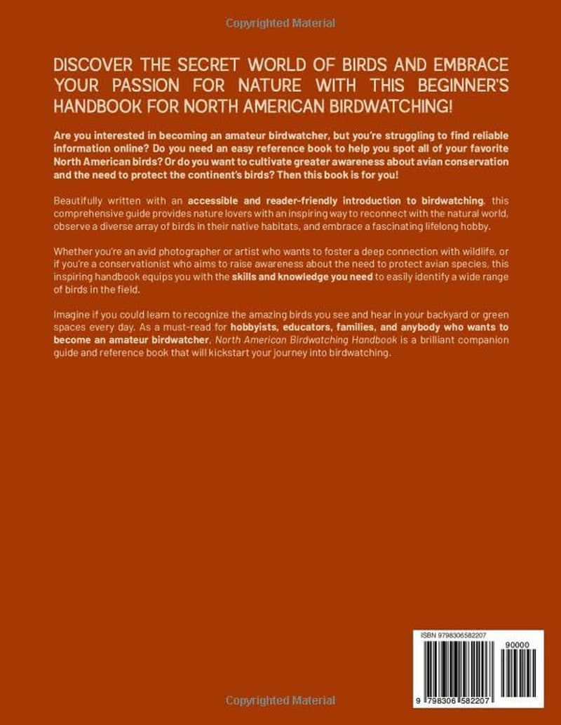 North American Birdwatching Handbook: The Illustrated Encyclopedia of North American Birds | Identify and Understand Species with Stunning Photos, Behavior Insights & Conservation Tips
