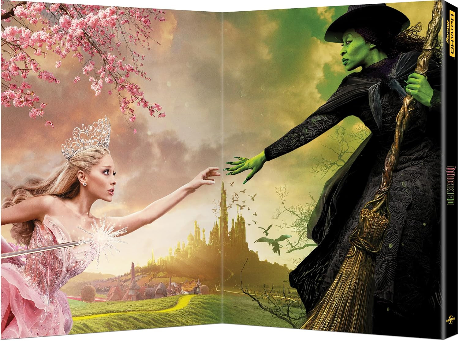 Wicked Exclusive Limited-Edition Giftset with Gold Tone Metal Bookends [4K UHD + Blu-ray + Digital]