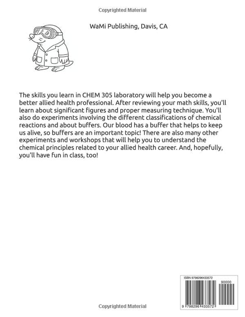 CHEM 305 Lab Manual: All sections