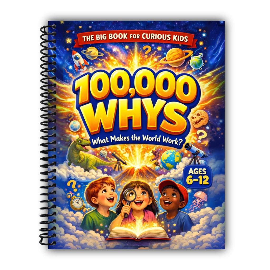 100,000 Whys - The Big Journey for Curious Kids: An Extraordinary Collection of Big Questions, Fascinating Answers, and Mind-Blowing Fun Facts for Smart Kids Ages 6–12