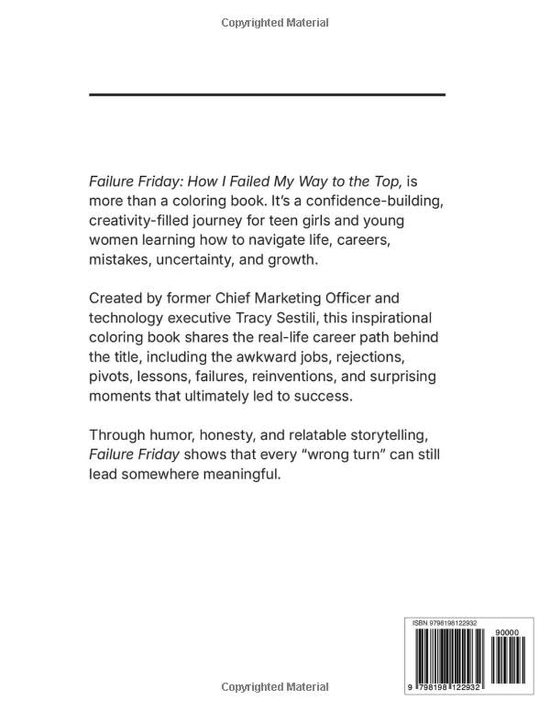 Failure Friday: An Inspirational Career Coloring Book About Growth, Grit & Finding Your Path