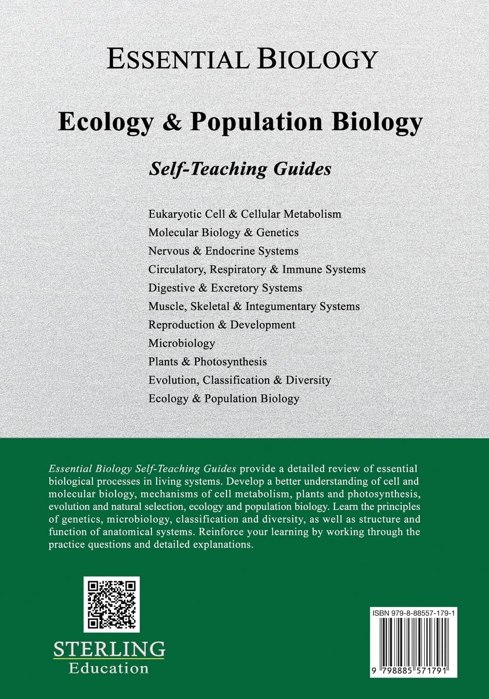 Ecology & Population Biology: Essential Biology Self-Teaching Guide