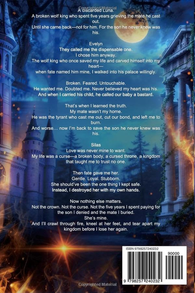 The Tyrant Alpha's Runaway Mate: A Fated Rejected Mate Secret Baby Second Chance Dark Werewolf Romance (The Moonlit Vows)