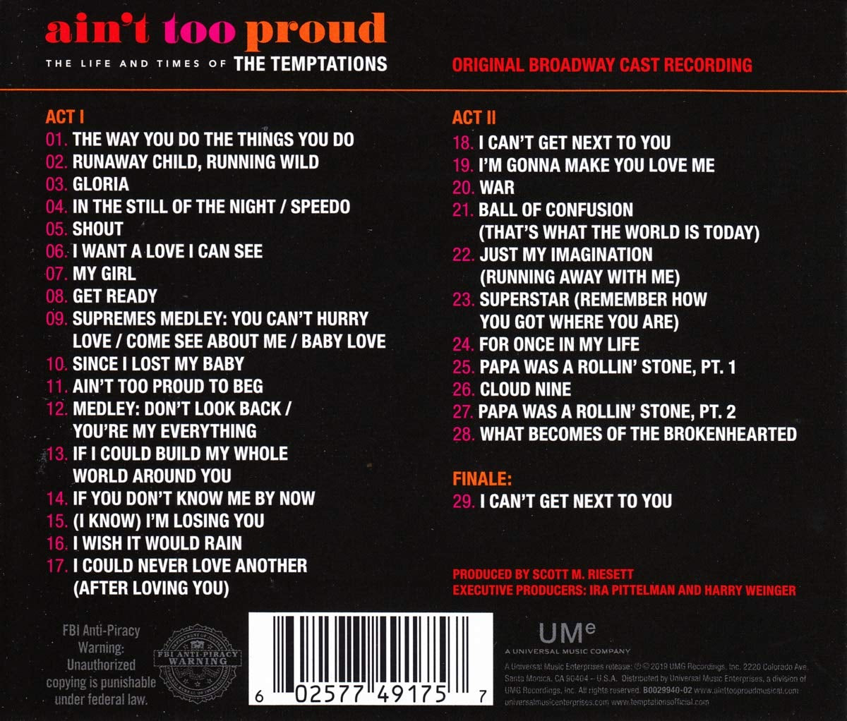 Ain't Too Proud: The Life And Times Of The Temptations