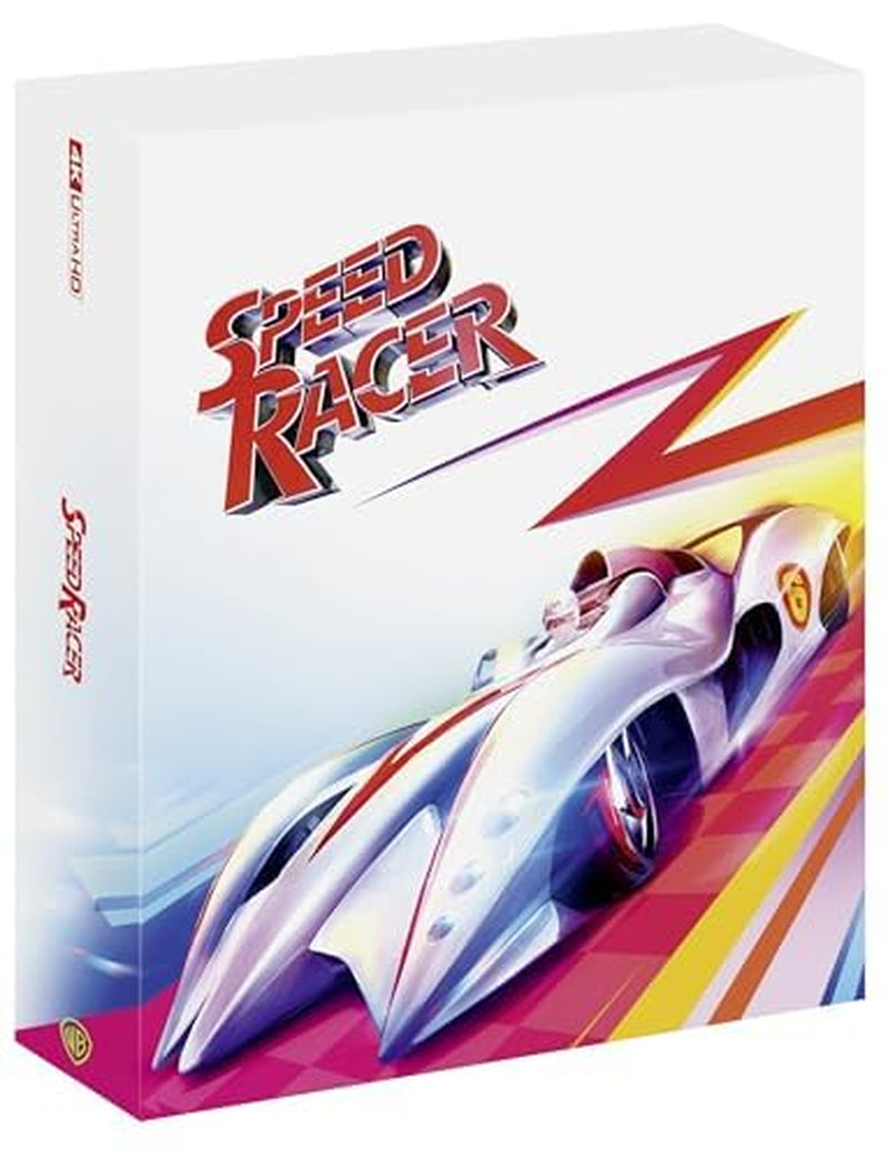 Speed Racer Ultimate Collector's Edition 4K Ultra HD + Blu-ray, Steelbook, Slipcase, 32-Page Booklet, Posters, Art Cards, Region Free