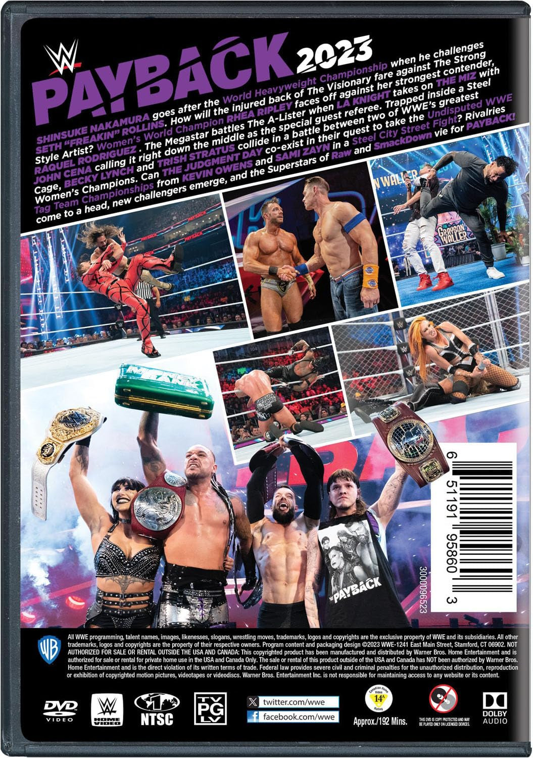 WWE: Payback 2023 [DVD]