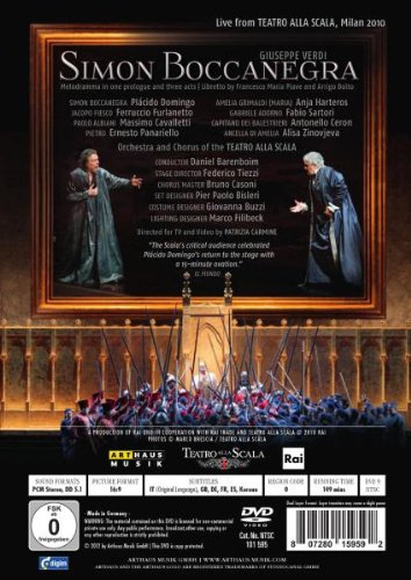 Orchestra and Chorus of the Teatro Alla Scala - Simon Boccanegra
