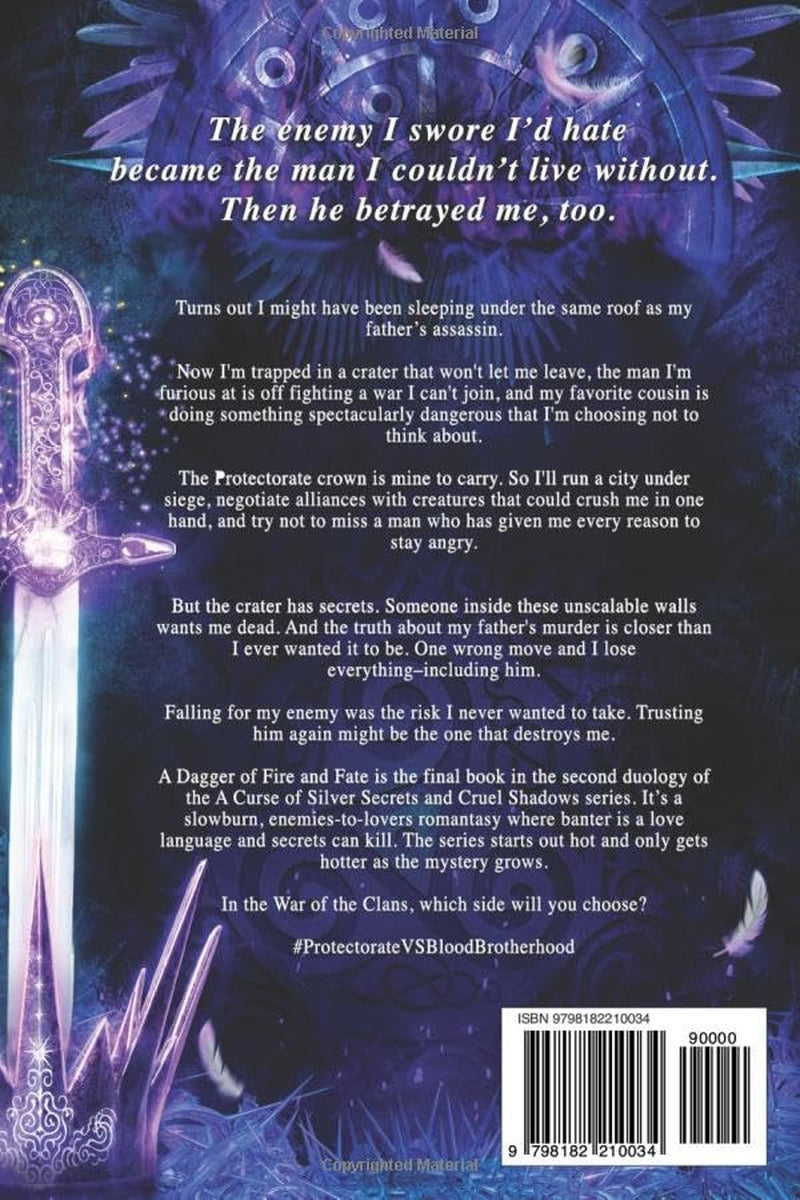 A Dagger of Fire and Fate (The Curse of Silver Secrets and Cruel Shadows Series Book 4)