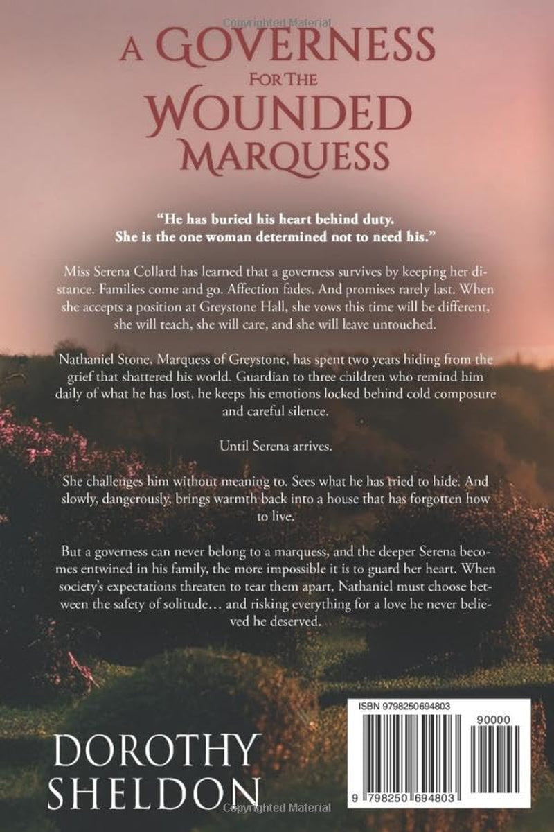 A Governess for the Wounded Marquess: A Historical Regency Romance Book (Lords in Waiting)