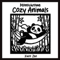 Cozy Monochrome Animals: Mindful Coloring Moments for Stress Relief