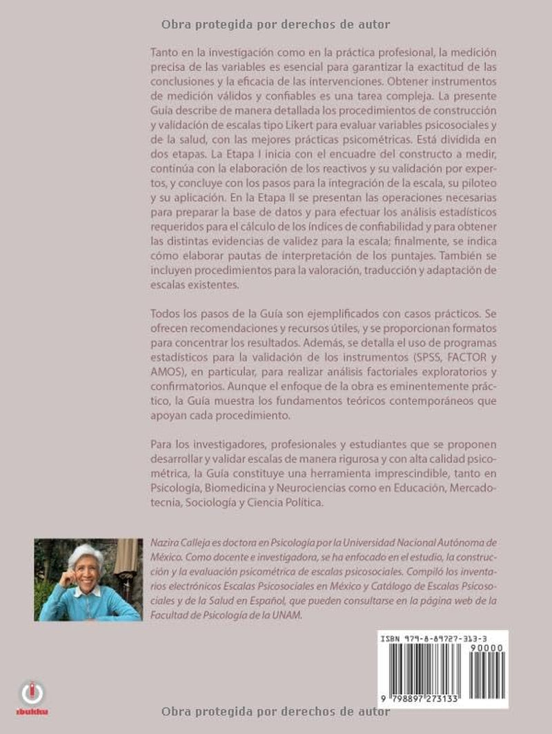Construcción y validación de escalas psicosociales y de la salud (Spanish Edition)