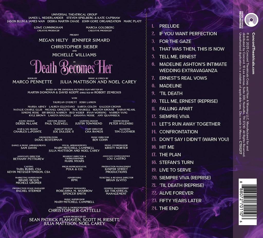 Death Becomes Her Original Broadway Cast Recording