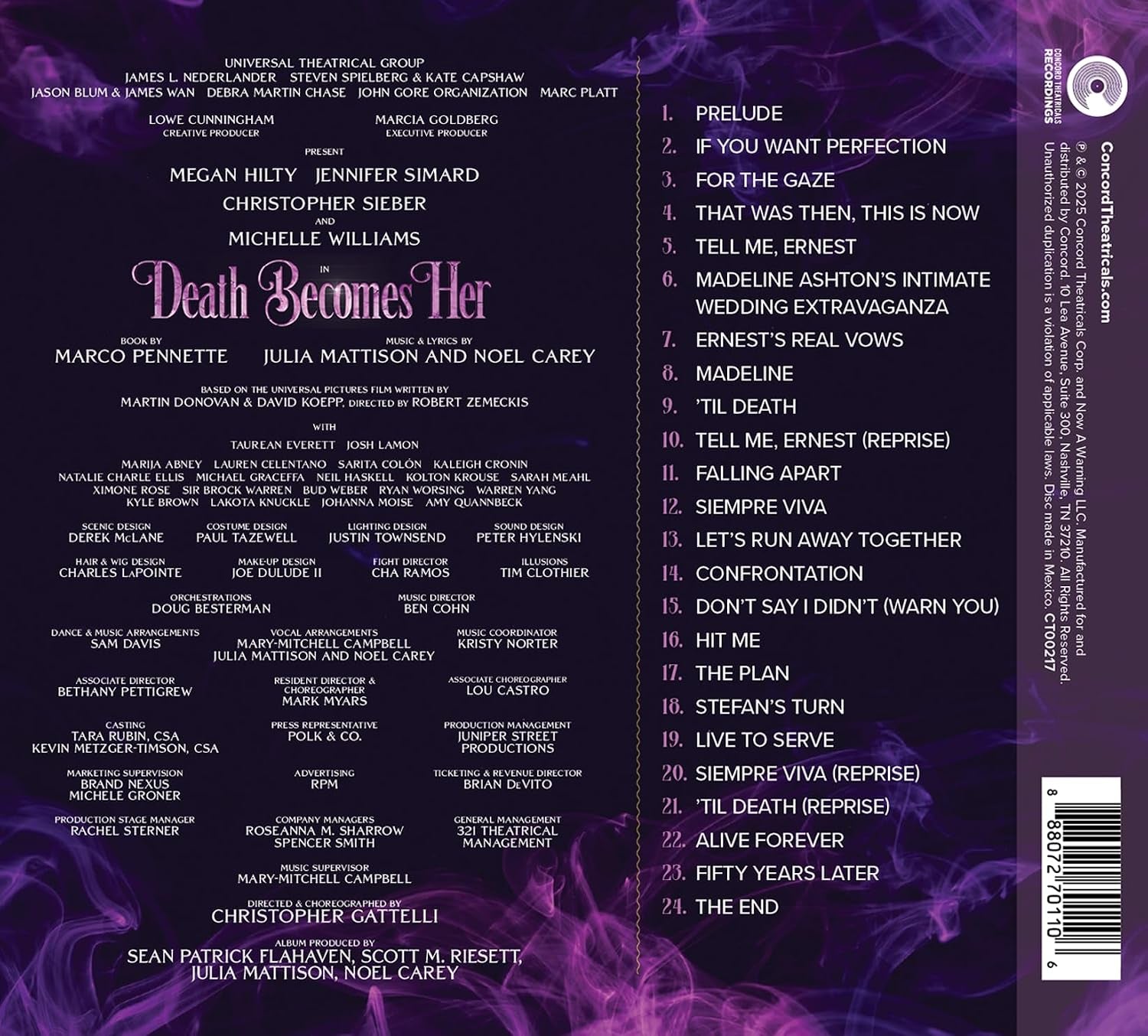 Death Becomes Her Original Broadway Cast Recording