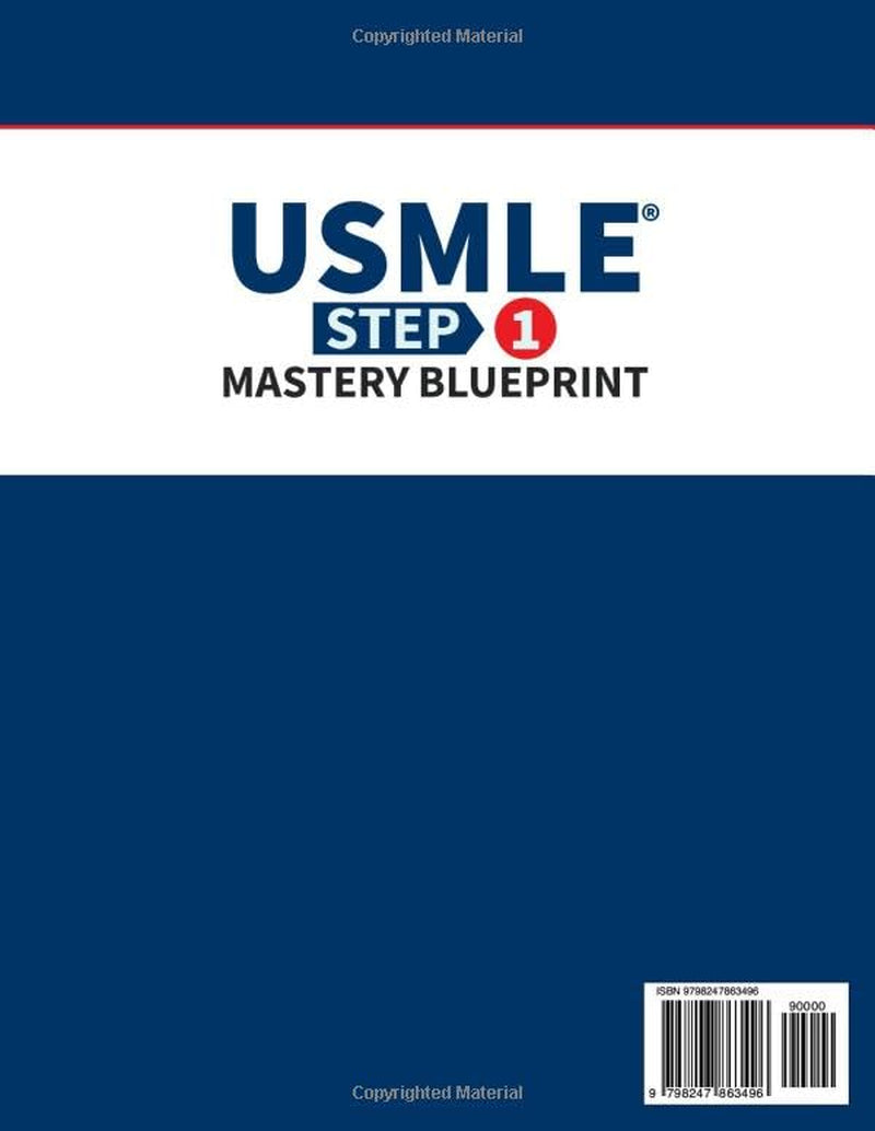 USMLE Step 1 Mastery Blueprint: The Ultimate High-Yield Study Guide with 2,500 Practice Questions and Detailed Explanations + Strategies and Insights for Focused Confidence (10 Full Mock Tests)