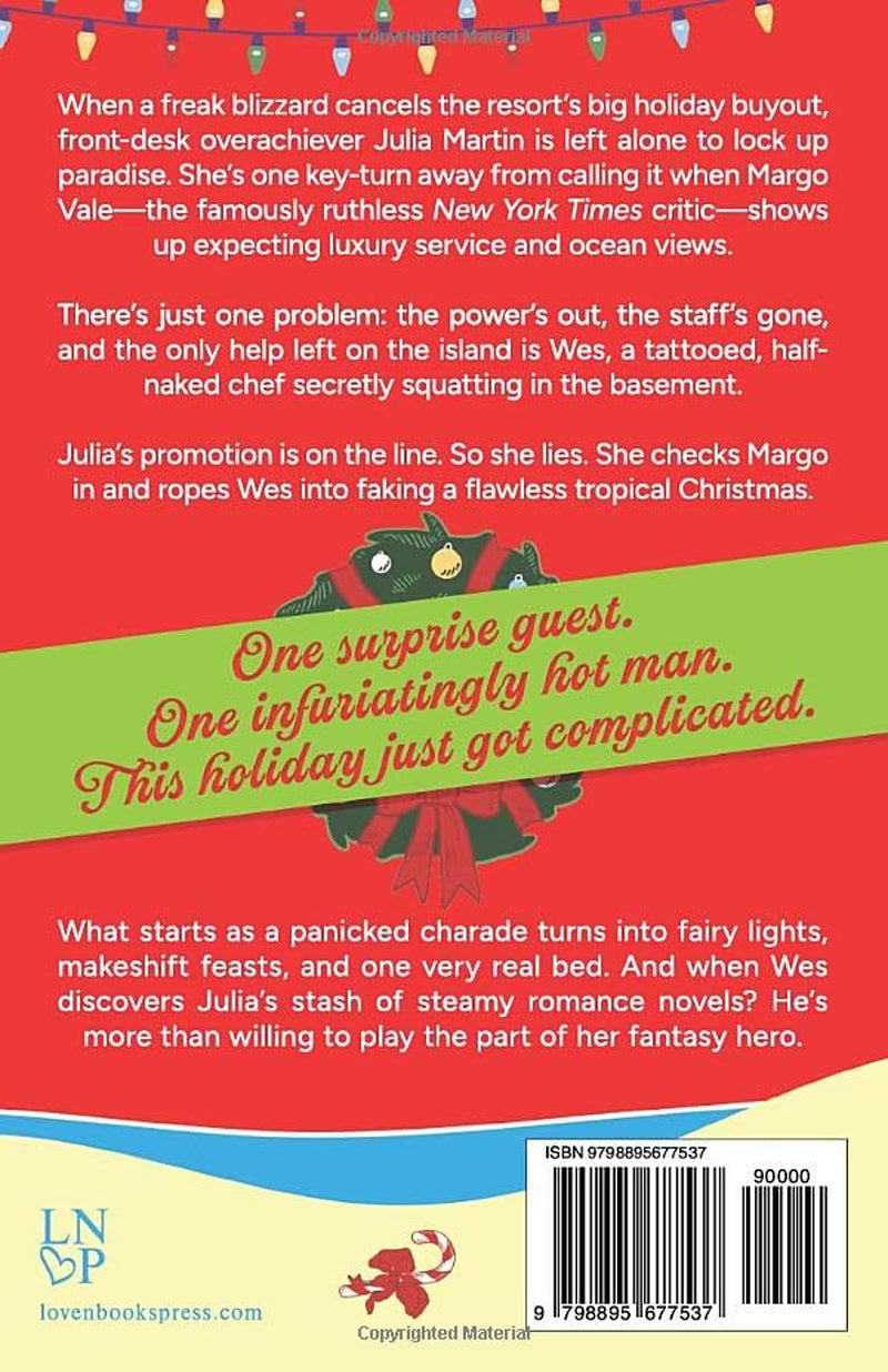 Booked for Christmas: A Forced Proximity Workplace Holiday Romance Novella