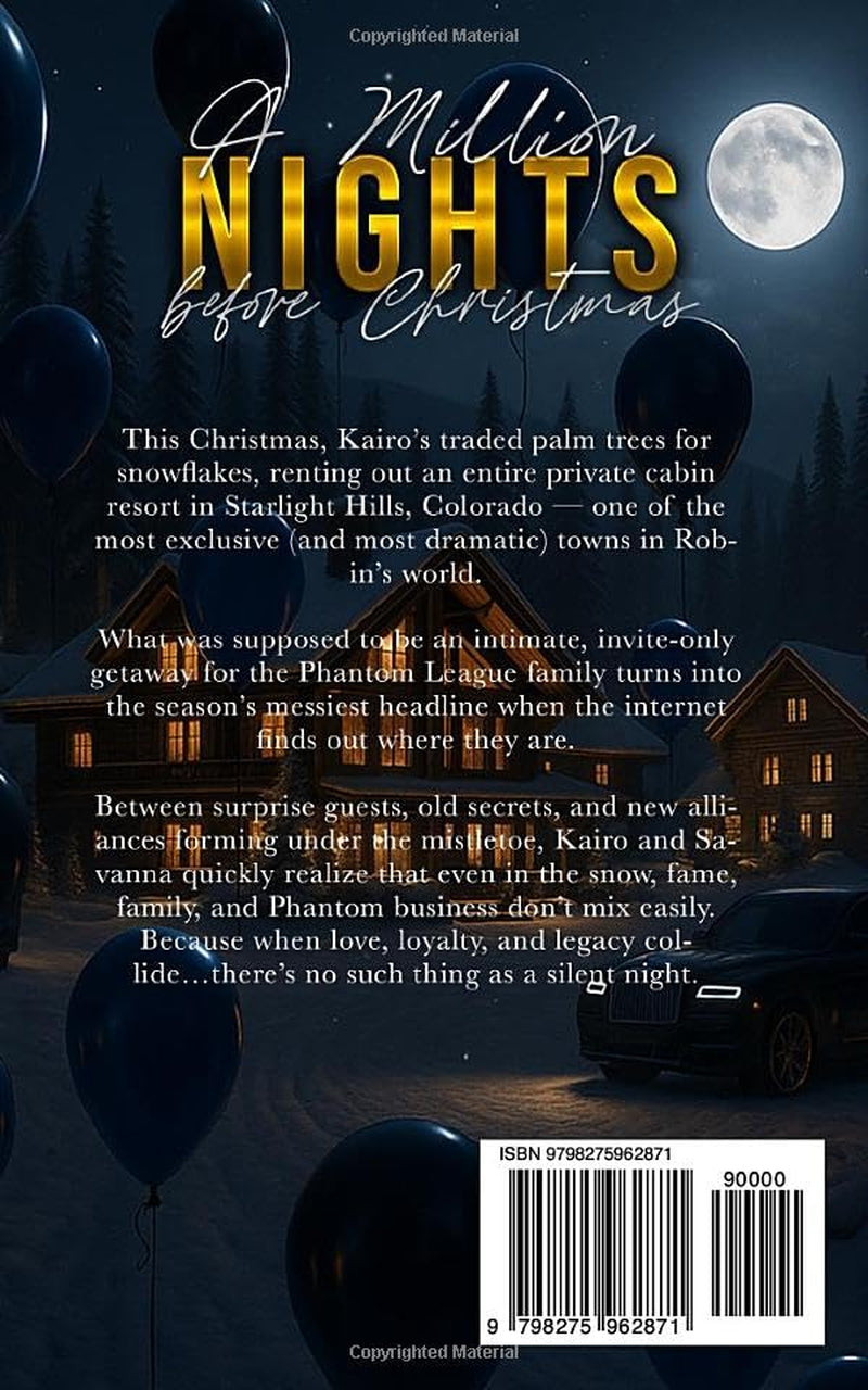 A Million Nights Before Christmas: A Phantom Holiday Novella (Phantom League/The Steele's Series)