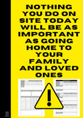 Construction Site Daily Safety Log for Supervisors, Project Managers, Engineers, Site Managers and Safety Leaders: The Real Reason You Work | Job Site ... Observations, Hazards, Tasks and Activities