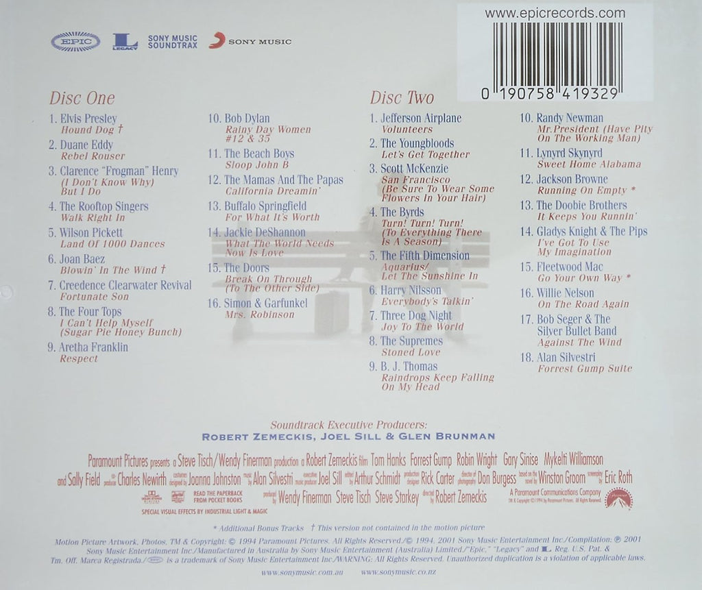 Forrest Gump Original Soundtrack