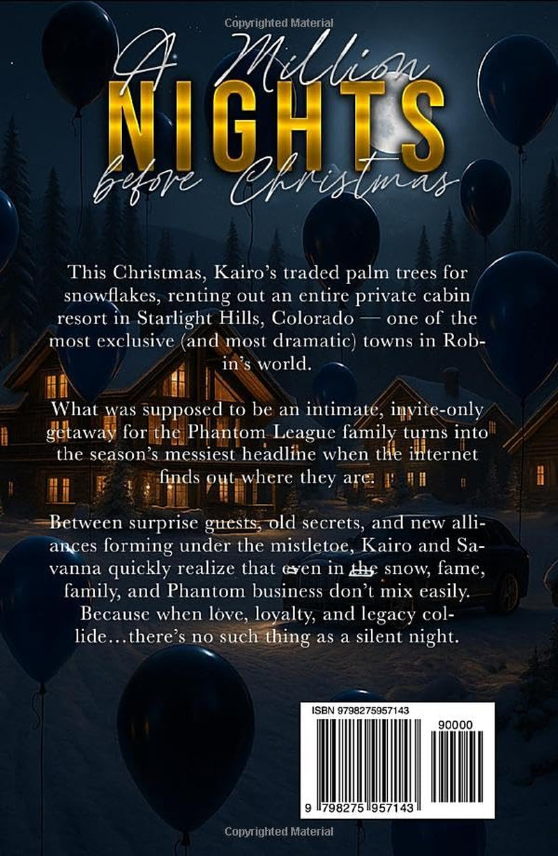 A Million Nights Before Christmas: A Phantom Holiday Novella (Phantom League/The Steele's Series)