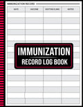 Immunization Record Log Book: Track Vaccinations Medical History and Booster Shots Record Book, 120 Pages (8.5 x 11 Inches)