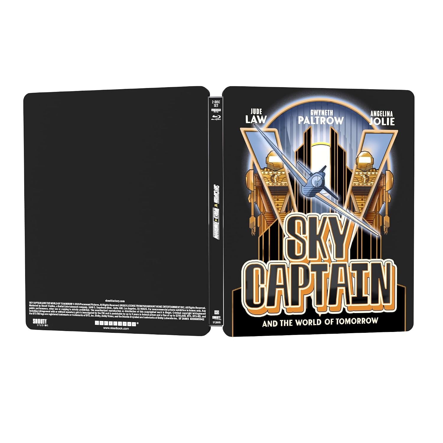 Sky Captain and the World of Tomorrow - Limited Edition Steelbook 4K Ultra HD + Blu-ray