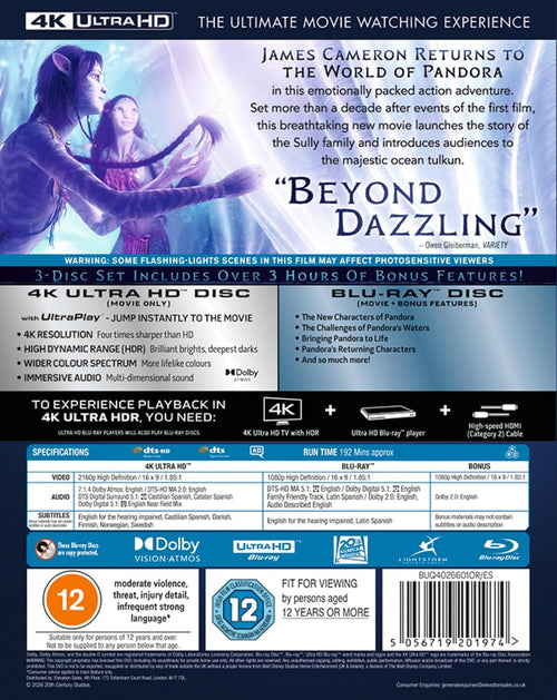 Avatar The Way Of Water Vision Update) UHD