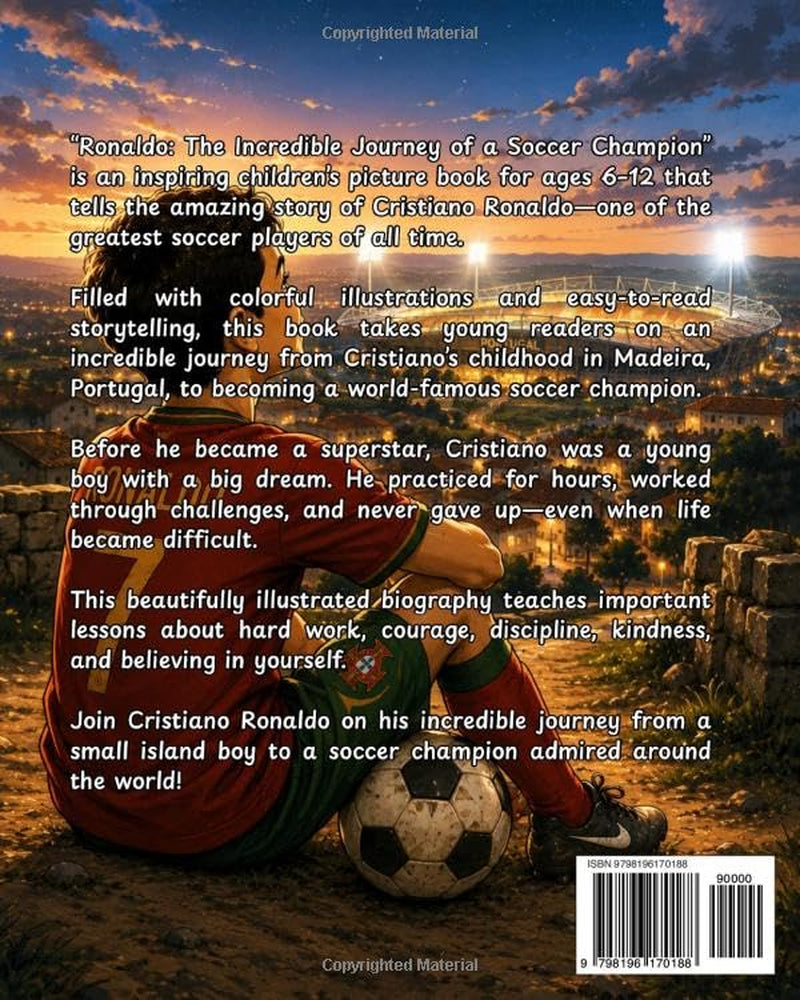 Ronaldo: The Incredible Journey of a Soccer Champion: An Illustrated Biography Book for Kids