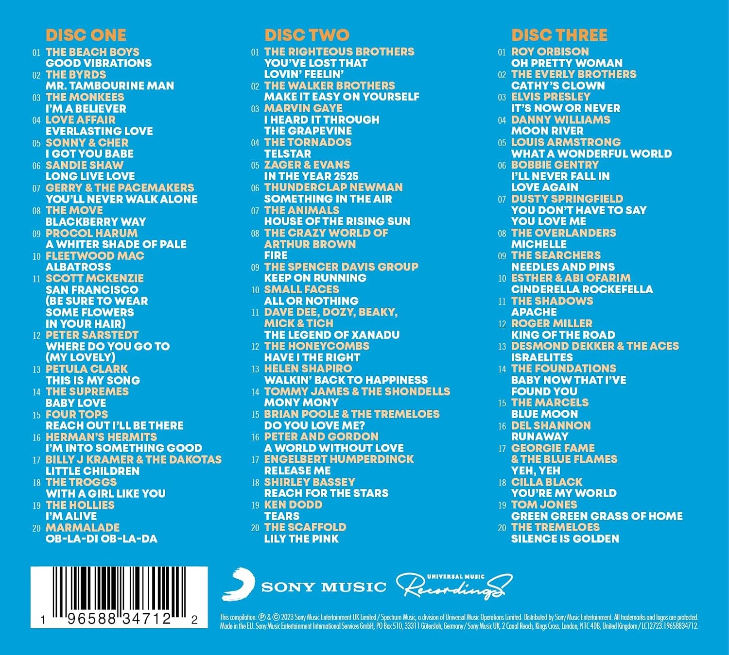 Number 1's: 60's / Various