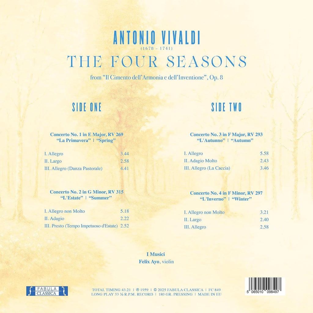 Vivaldi: The Four Seasons – Limited Splatter Edition