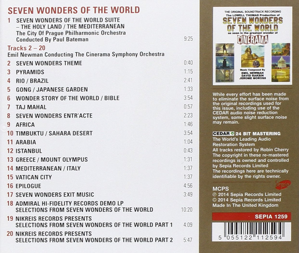 Seven Wonders of the World Original Soundtrack Recording