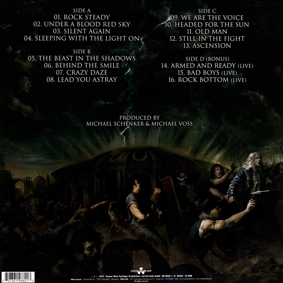 Revelation (feat. Gary Barden, Graham Bonnet, Robin McAuley, Doogie White, Ronnie Romero) (black) in