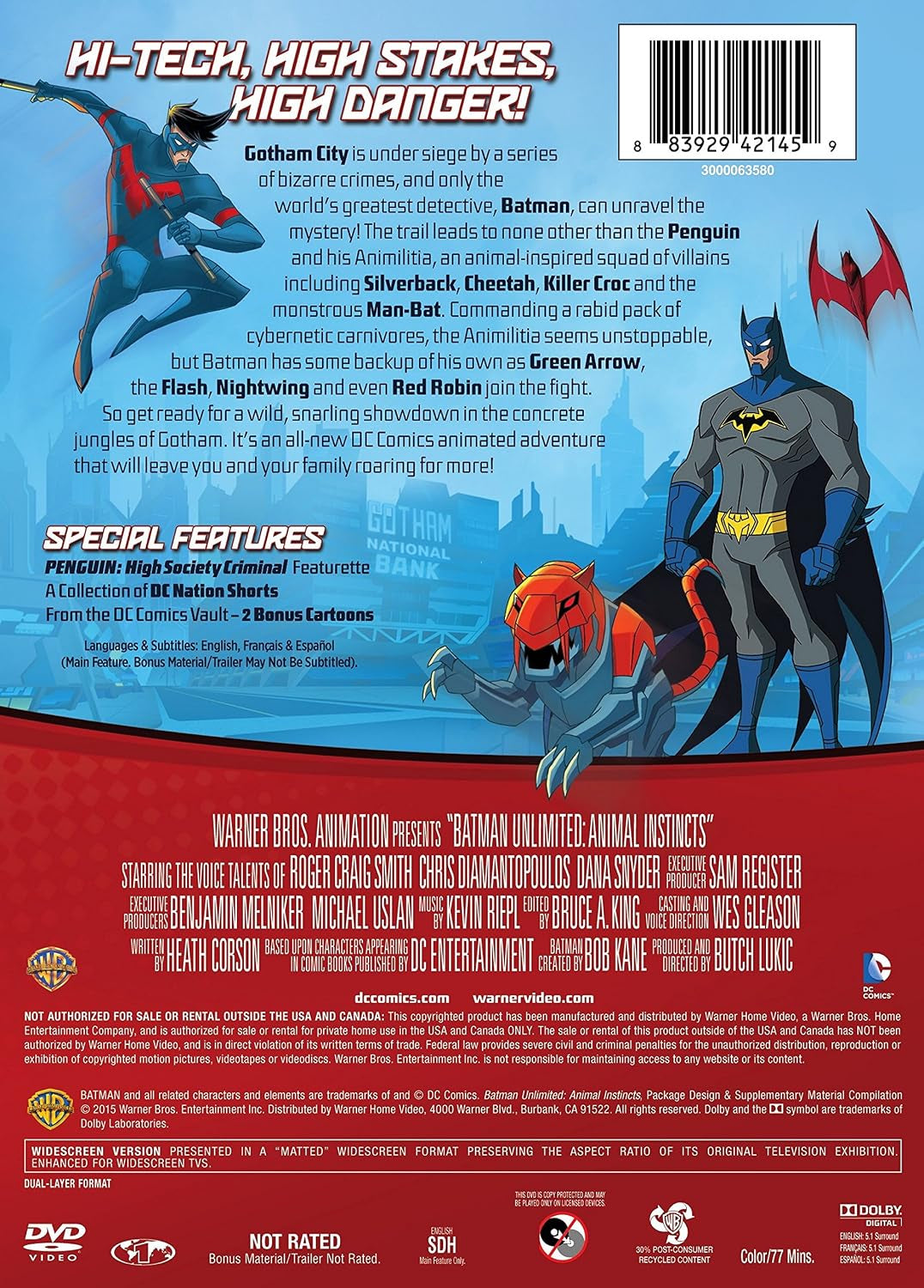 Batman Unlimited: Animal Instincts (DVD)