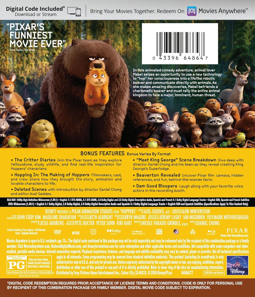 Hoppers - BD/DVD Combo + Digital