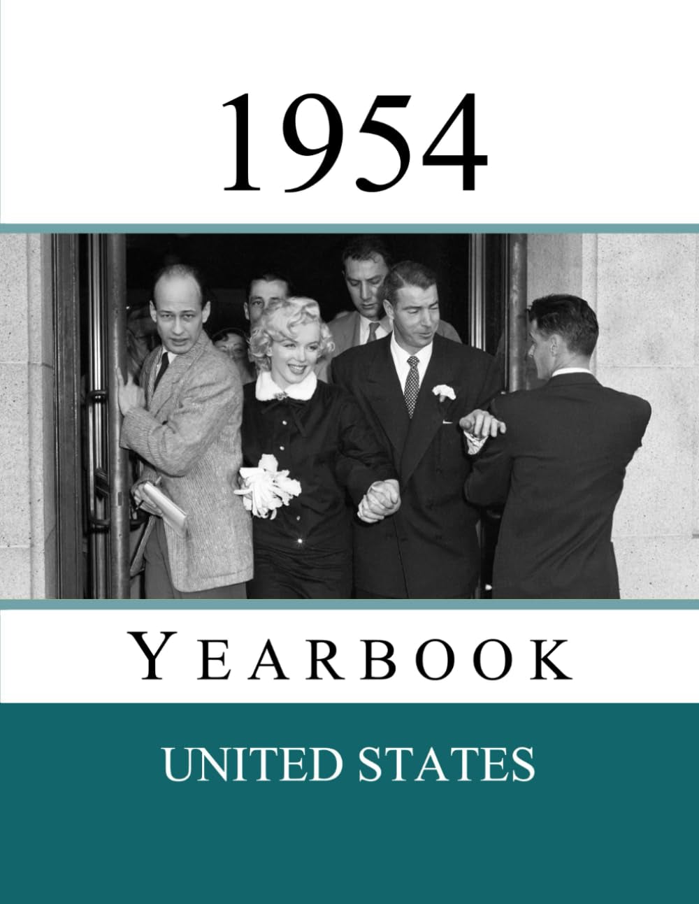 1954 US Yearbook: Original book full of facts and figures from 1954 - Unique birthday gift / present idea.