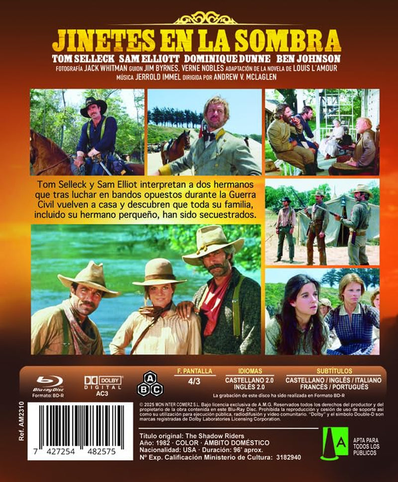 The Shadow Riders [ Blu-Ray, Reg.A/B/C Import - Spain ]