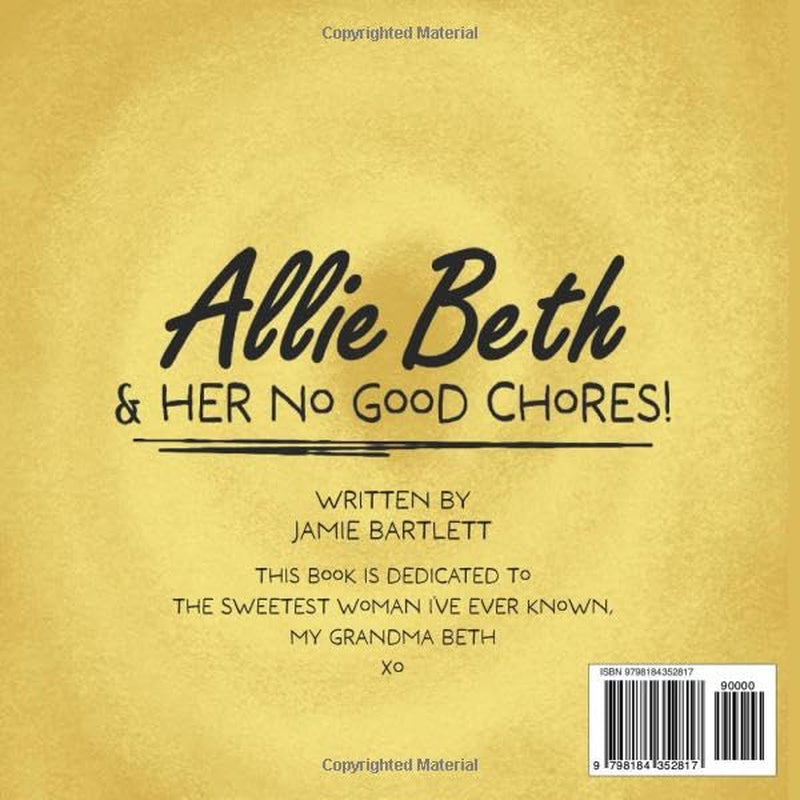 Allie Beth & Her No Good Chores: Do the Dishes!